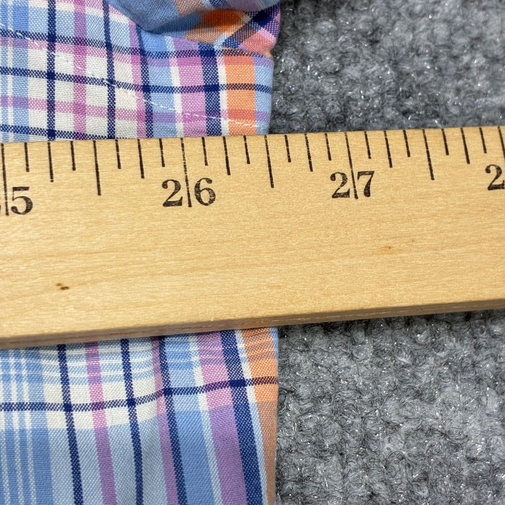 Ralph Lauren Bob Camp Dress Shirt Mens Large Plaid Short Sleeve Button Down - Picture 6 of 9